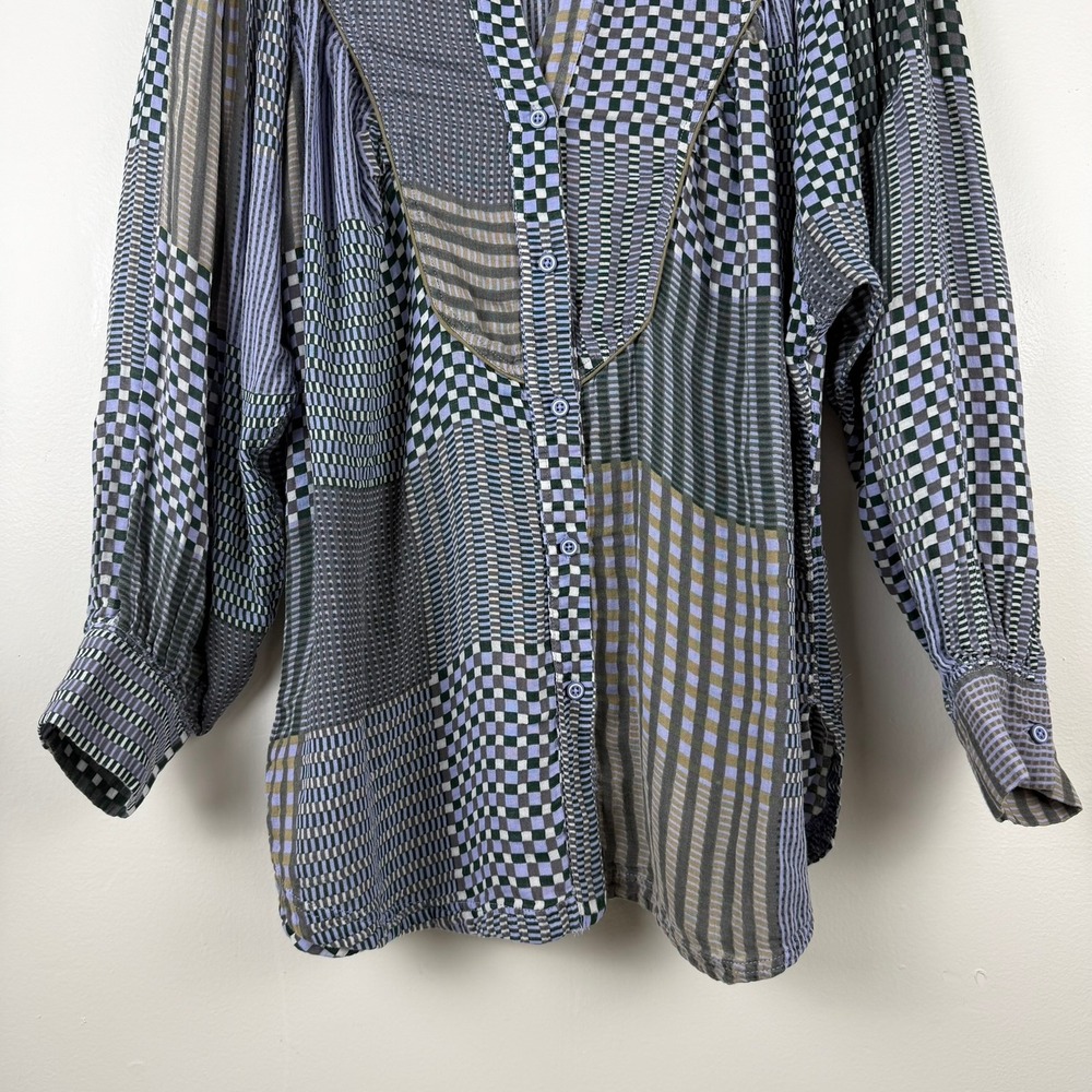 Intimately Free People Womens Patchwork Checkered… - image 5